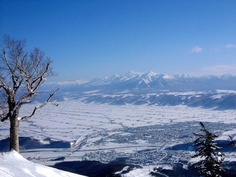 富良野スキー場の全体景色